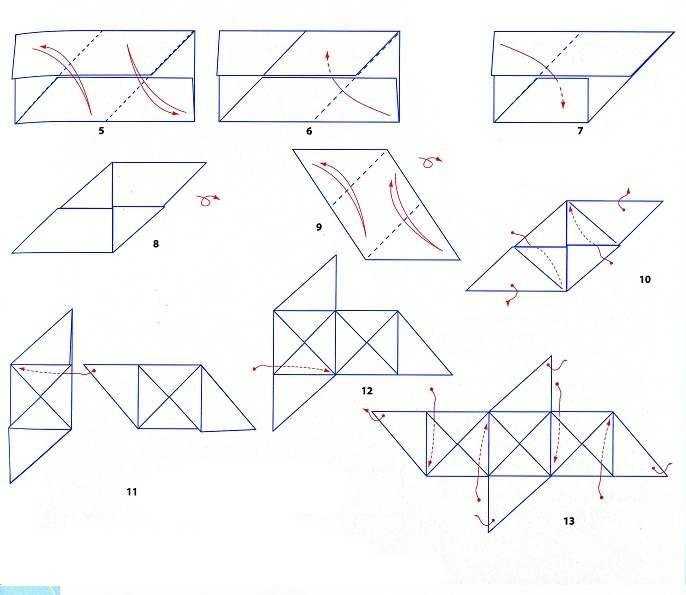 Куб оригами: Как сделать куб из бумаги в технике оригами по готовой схеме.