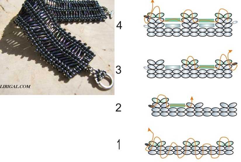 Плетение из бисера для начинающих из лески: Бисероплетение на леске простые браслеты: схемы, мастер-классы