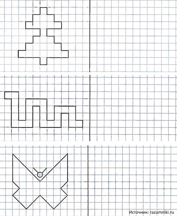 Рисунки карандашом по клеточкам в тетради для девочек: Рисунки по клеточкам в тетради карандашом