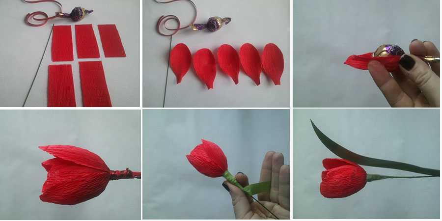 Цветы из гофрированной бумаги тюльпаны своими руками: Как сделать букет тюльпанов из гофрированной бумаги