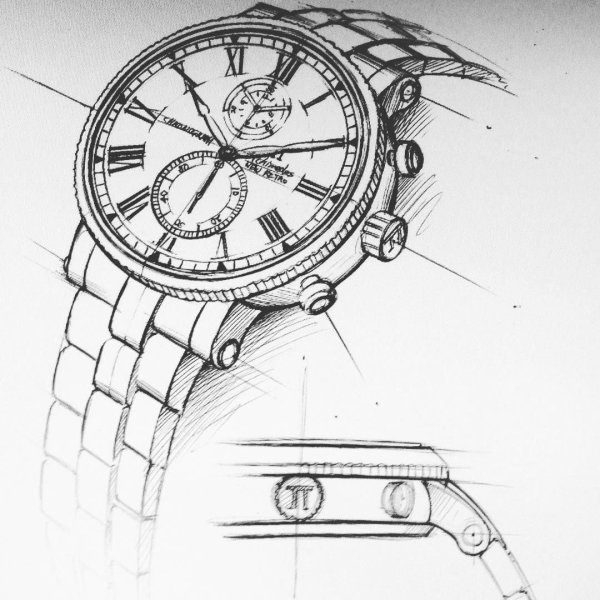 Наручные часы как нарисовать: Как нарисовать наручные часы Ролекс