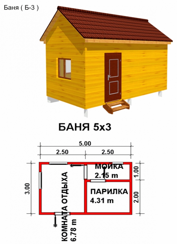 Баня 3х4 своими руками из бруса: Проекты бань из бруса 3х4