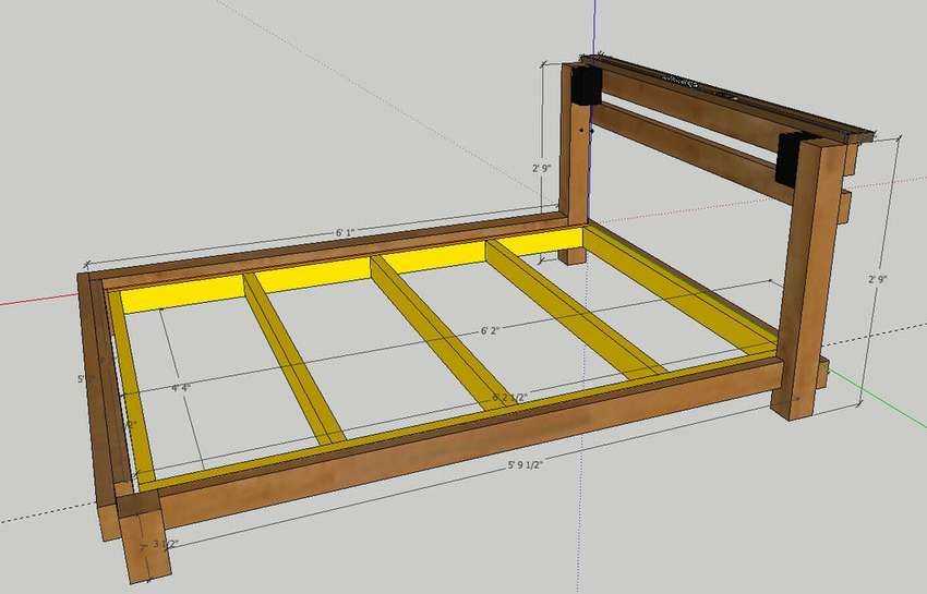 Изготовить кровать из дерева своими руками: Кровать из дерева своими руками 800 фото, чертежи, пошаговые инструкции