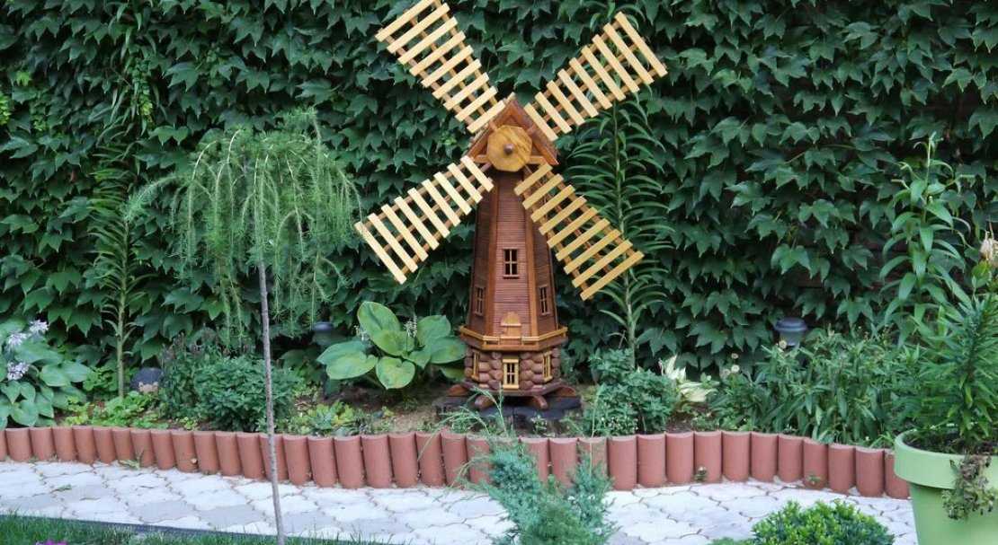 Как сделать мельницу: Декоративная мельница для сада своими руками