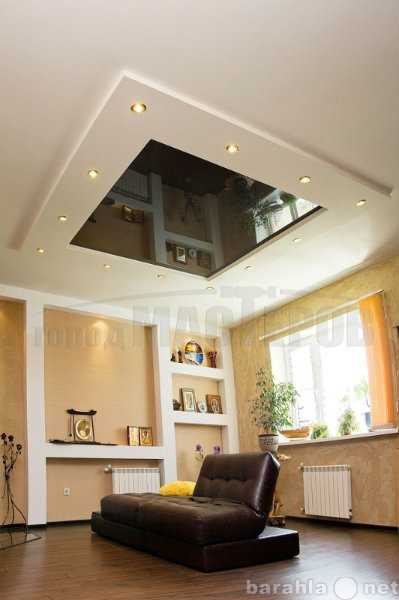 Гипсокартон и натяжные потолки фото: Комбинированные гипсокартонные и натяжные потолки: 65+ фото, избранные идеи