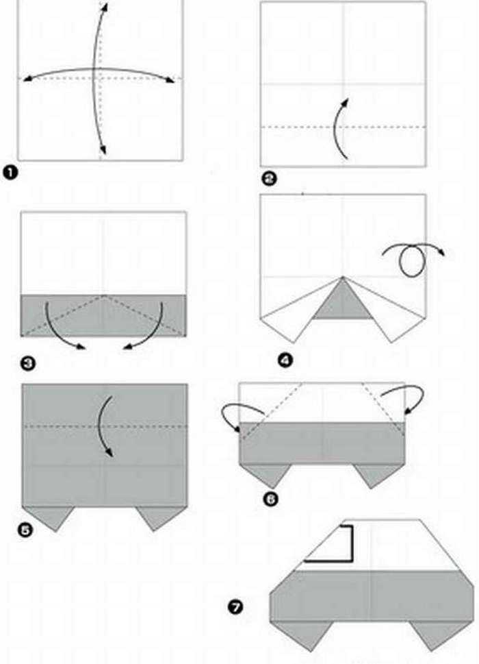Поделки из бумаги со схемой: Поделки из бумаги - схемы оригами