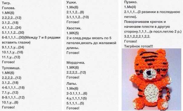 Схемы лумигуруми из резинок: техника вязания из резинок крючком, схемы плетения совы и жирафа