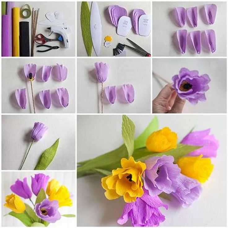 Как сделать легко цветы из гофрированной бумаги: Цветы из гофрированной бумаги своими руками