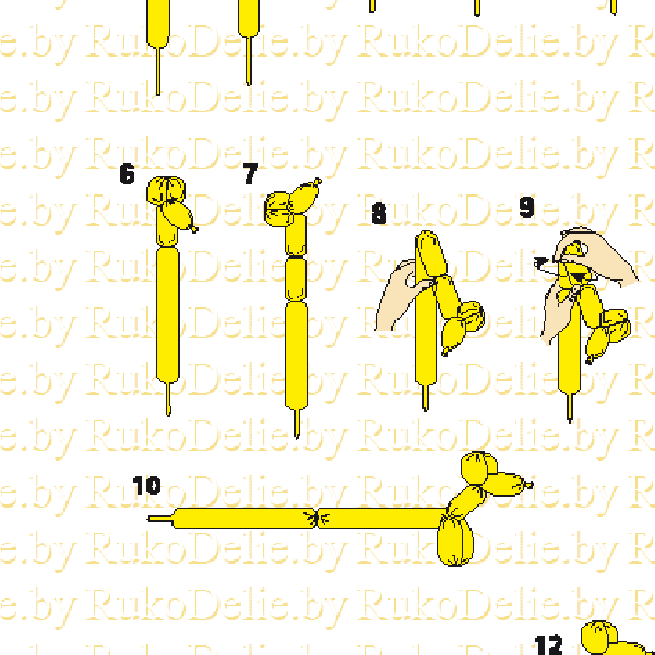 Как сделать фигуру из шарика: Фигуры из шариков колбасок. Как сделать фигурки из шариков