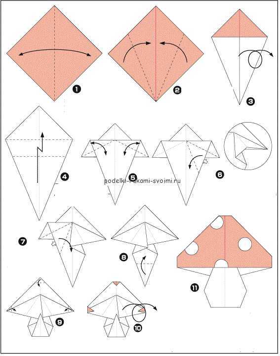 Оригами для 2 класса схемы: Оригами для детей: 12 простых схем оригами из бумаги для детей