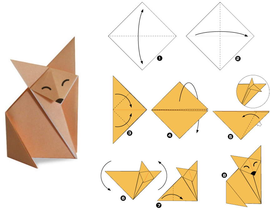 Оригами как сделать поэтапно: 50 вариантов с фото как сделать оригами