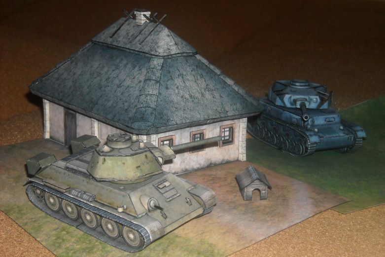 Как сделать танк из бумаги т 34 85: Бумажная модель Т-34-85 своими руками на портале Сделай сам