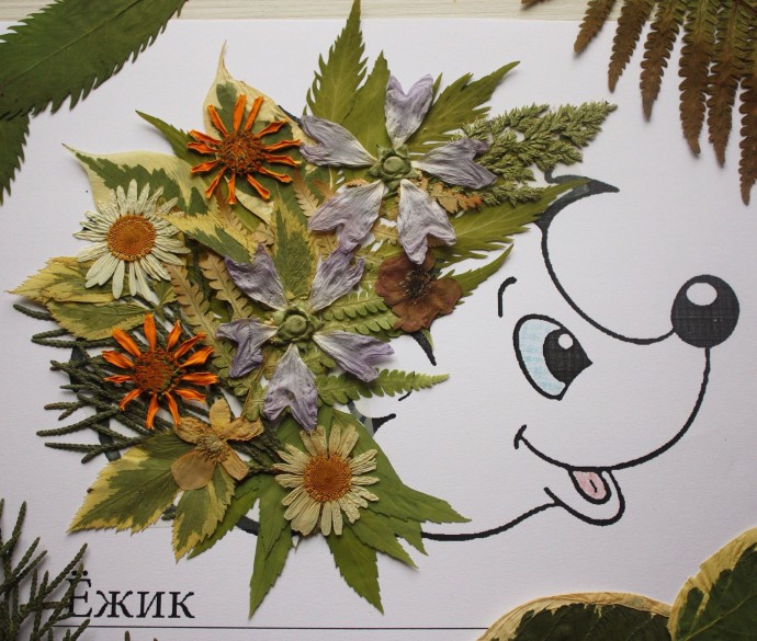 Легкая аппликация из листьев: Идеи для поделок из листьев. Оригинальные поделки из листьев, из листьев и желудей, листьев и цветов, листьев и шишек