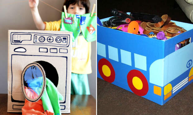 Коробка своими руками из картона для игрушек: Игрушки из картона: мастер-классы и интересные задумки