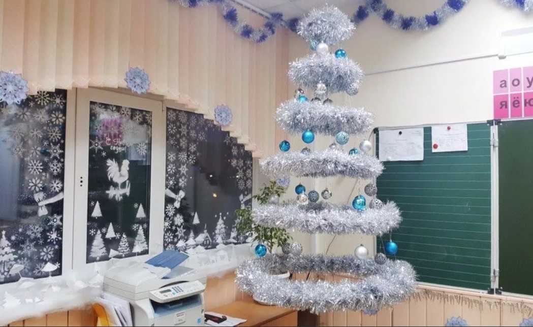 Украшение класса к новому году своими руками: Как украсить класс к Новому году