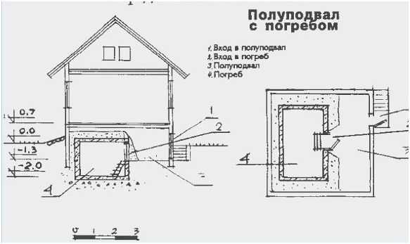 Погреба схема: Схема установки погреба