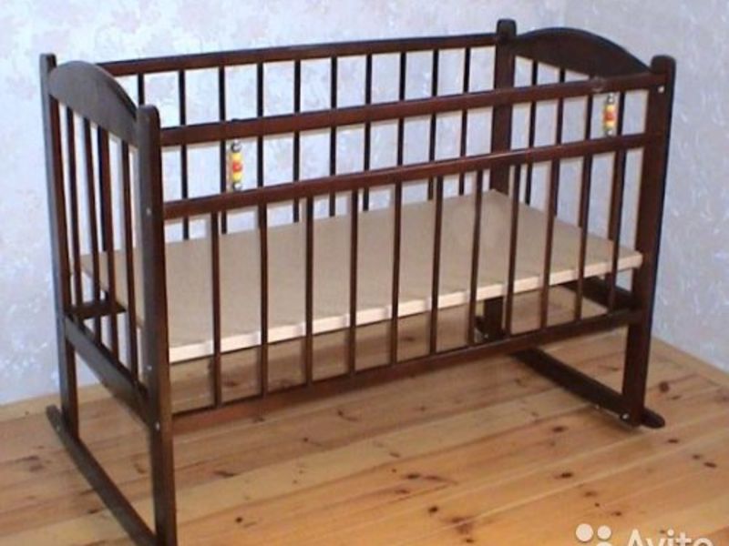Кровать простая детская: Детская кроватка Oliver Gabriella 6 в 1 с универсальным маятником и колесами Белый