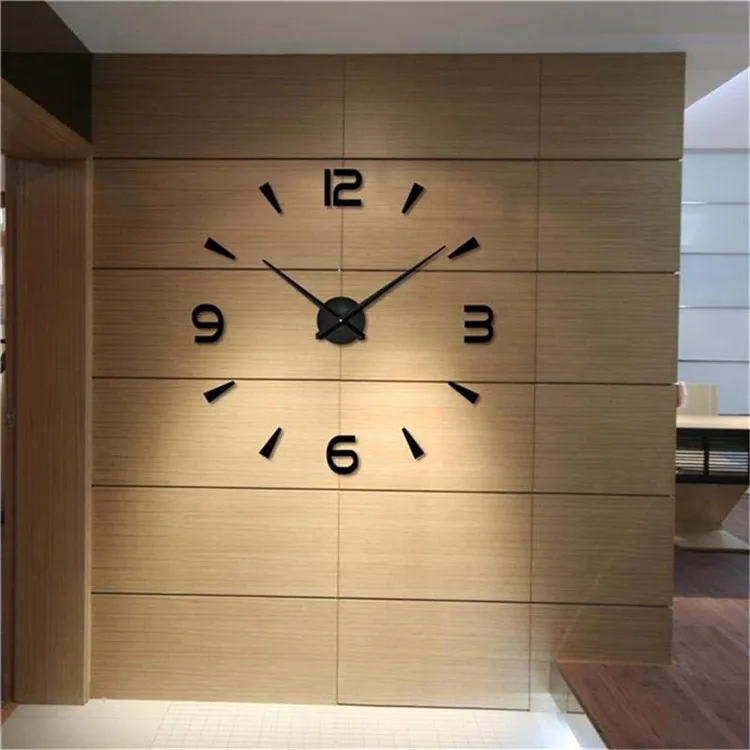 Часы стрелки на стене: Самоклеящиеся часы большого диаметра - у нас самый большой выбор больших 3d часов!