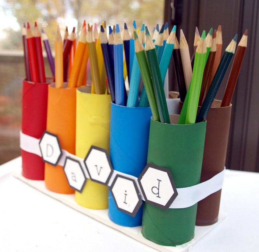 Как сделать из картона карандашницу: Карандашницы своими руками из подручных материалов