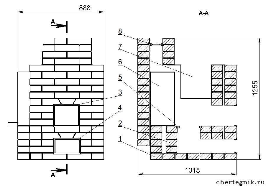 Чертежи печи для бани своими руками из кирпича: Печь для бани своими руками: из кирпича, из металла — чертежи, порядовки и этапы строительства