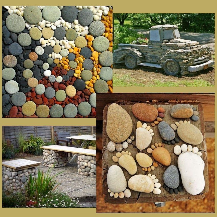 Идеи из камней: Что сделать из камней на даче своими руками: идеи оформления участка