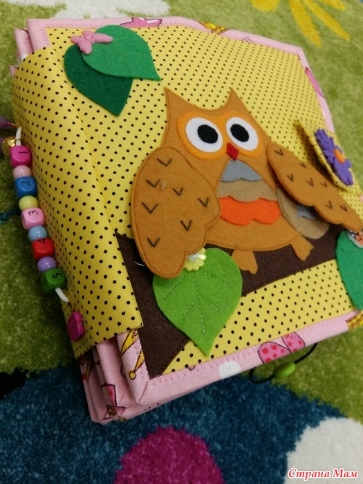 Книга из ткани своими руками для малышей: "Умная" книжка из фетра. Делаем своими руками