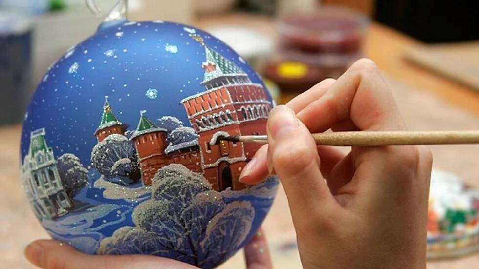 Роспись елочных игрушек мастер класс: Роспись ёлочных игрушек - Выездные мастер-классы