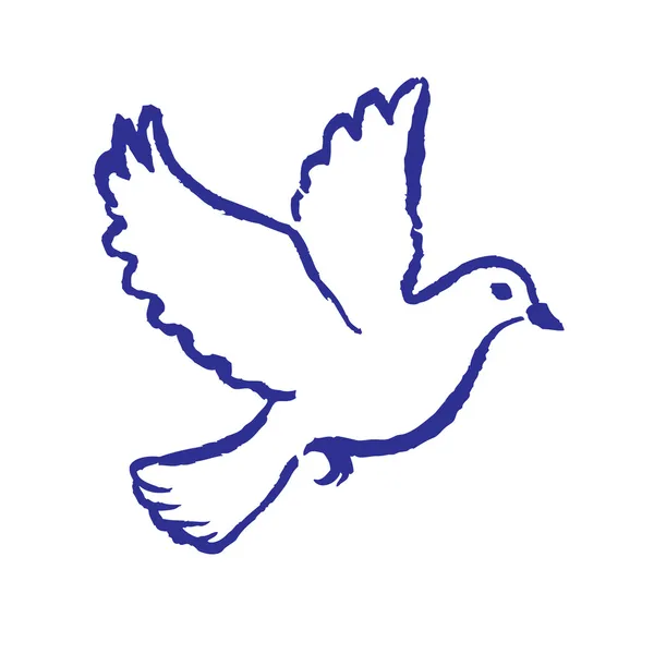 Распечатать шаблон голубя: Объемный Голубь Мира Шаблон и Трафарет