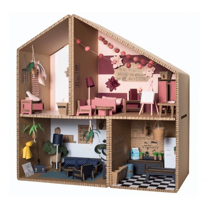 Своими руками игрушечный домик из картона: Кукольный домик для дочек - Коробочка идей и мастер-классов