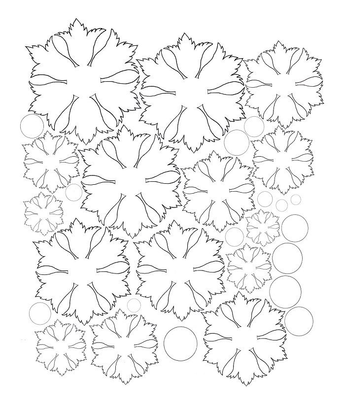 Цветы из бумаги объемные шаблоны: 65 идей, шаблоны и схемы