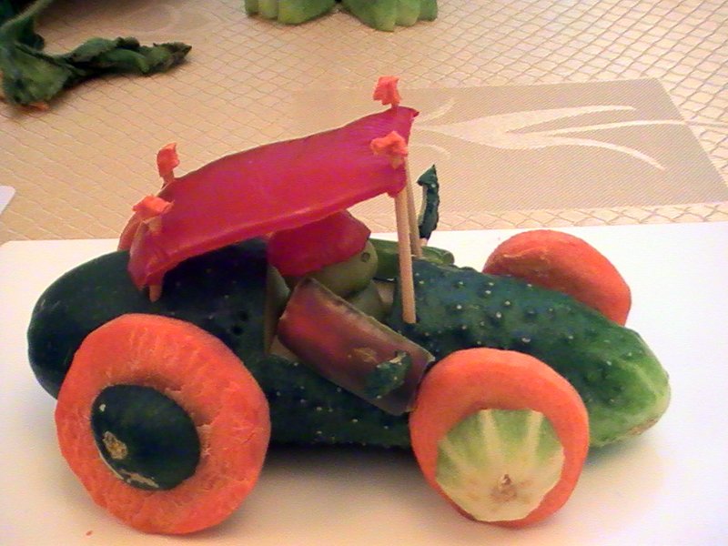 Машина из кабачков: делаем их своими руками для детского сада и в школу. Осенние поделки на праздник осени, машина и другие идеи