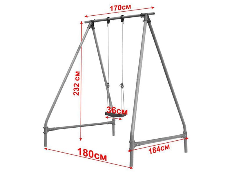 Чертеж с размерами качели из металла: Чертежи с размерами садовых качелей из металла и дерева: 75 фото