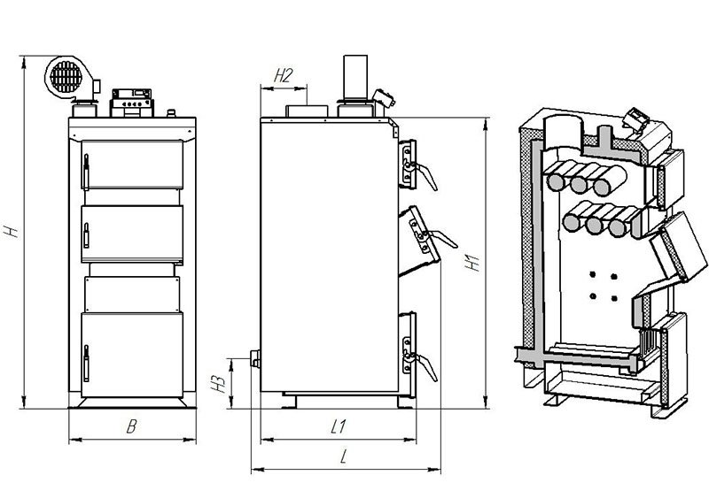Твердотопливный котел своими руками чертежи: Чертежи котлов на твердом топливе своими руками