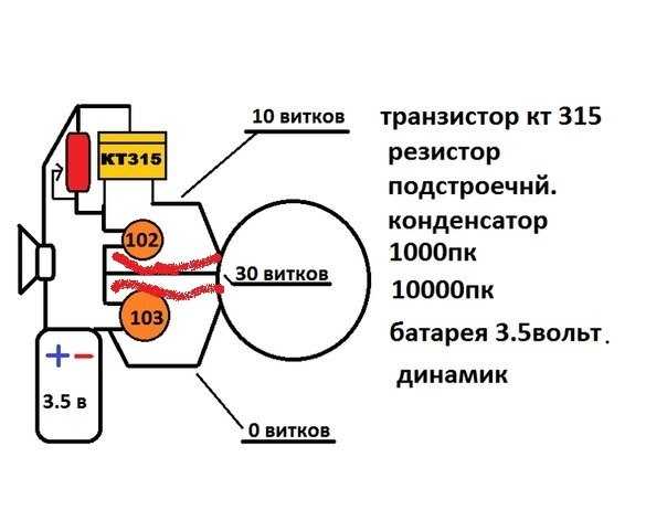 Металлоискатель своими руками без микросхем: самодельная модель без микросхем на транзисторах. Как сделать его по схеме из радиоприемника?