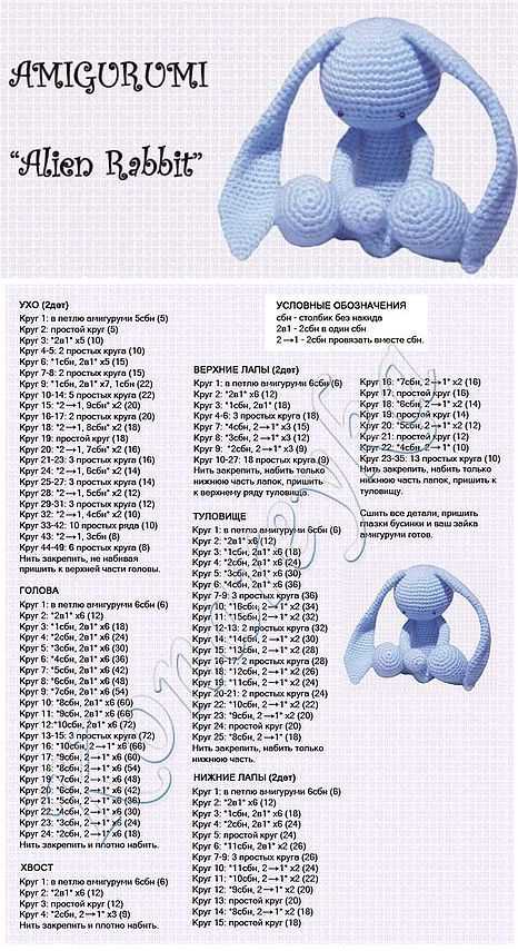 Заяц тильда амигуруми крючком схема: заяц в стиле Тильда схема