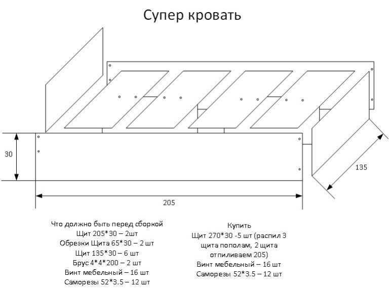 Двуспальная кровать подиум своими руками чертежи фото: 470 фото (чертежи с размерами). Проекты своими руками.