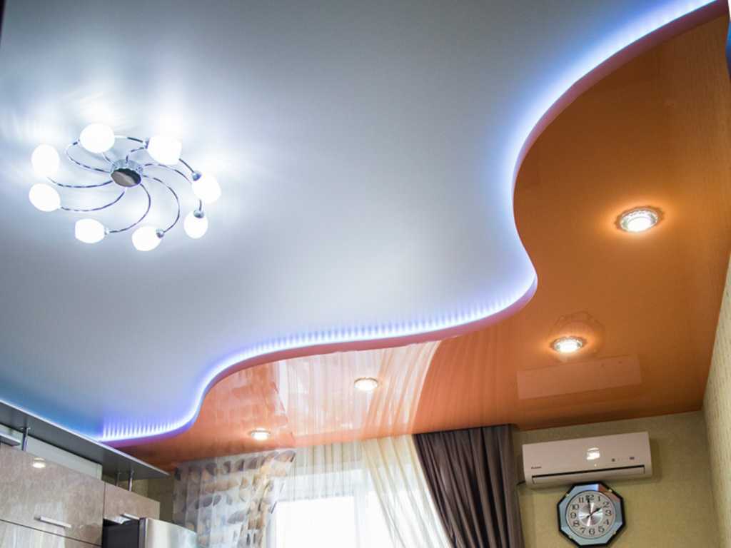 Двухуровневые потолки из гипсокартона в зале фото: Двухуровневые потолки из гипсокартона - 70 фото, красивые идеи дизайна