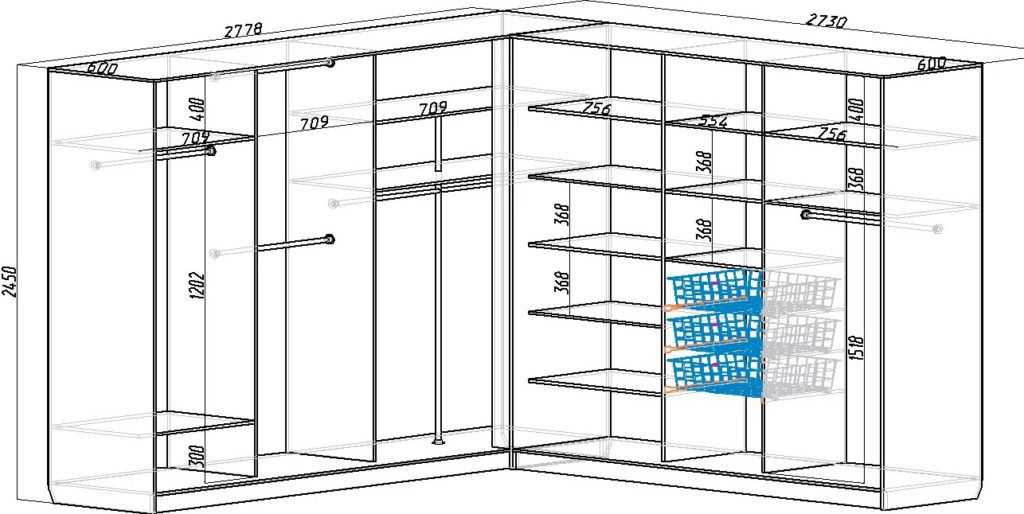 Чертежи шкафов: Шкаф купе чертежи с размерами своими руками