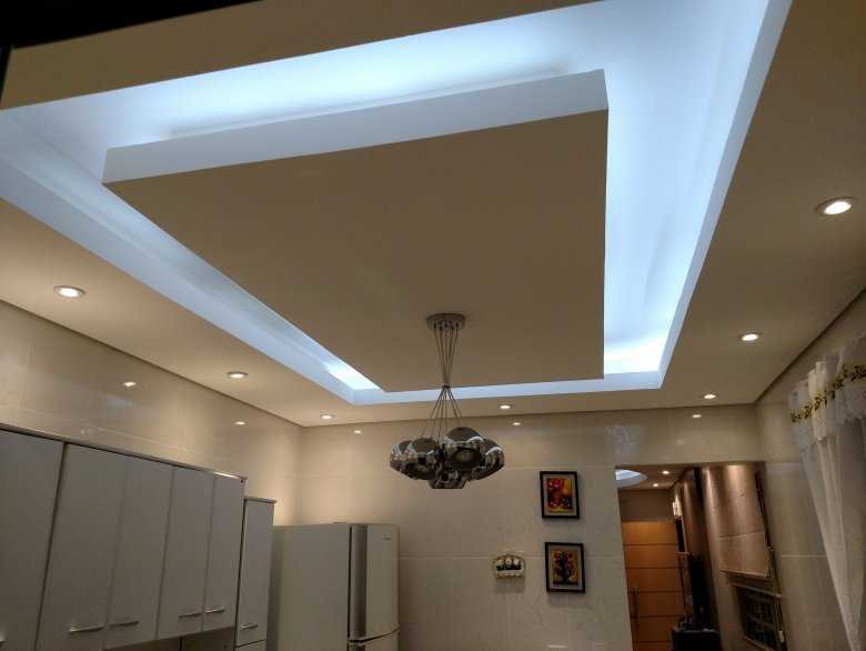 Фото простой потолок из гипсокартона: Потолки из гипсокартона (80 фото) – Дизайн потолков для разных комнат