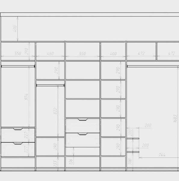 Наполнение шкафа купе схема на 4 двери: Шкафы купе 4 двери наполнение на заказ