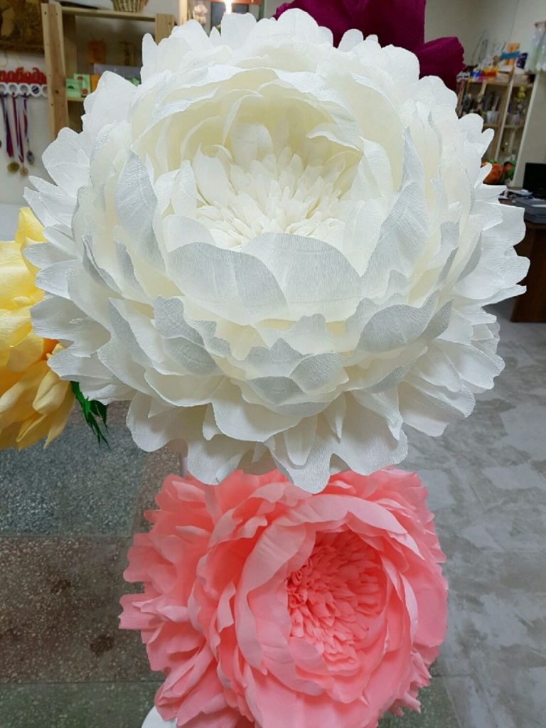 Мастер класс большой цветок из гофрированной бумаги: МК с фото и видео