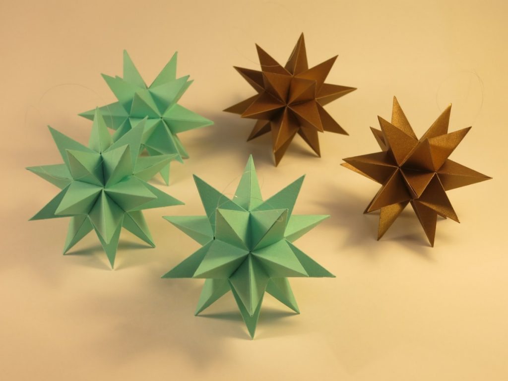 Объемные звезды из бумаги своими руками: урок по изготовлению объемной звезды по схемам и шаблонам (130 фото)