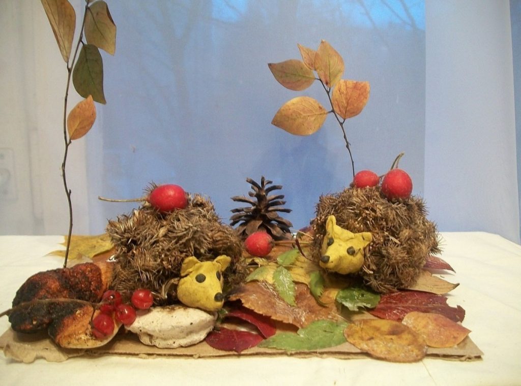 Как сделать осеннюю поделку в детский сад из листьев: Поделки из осенних листьев в детский сад
