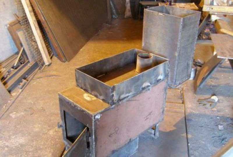 Металлическая банная печь своими руками: Металлическая печь для бани своими руками: чертежи + фото