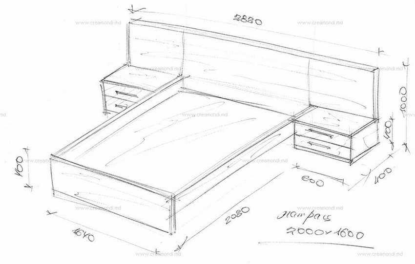 Как самому сделать кровать из дерева чертежи: детали и чертежи, фото, сборка