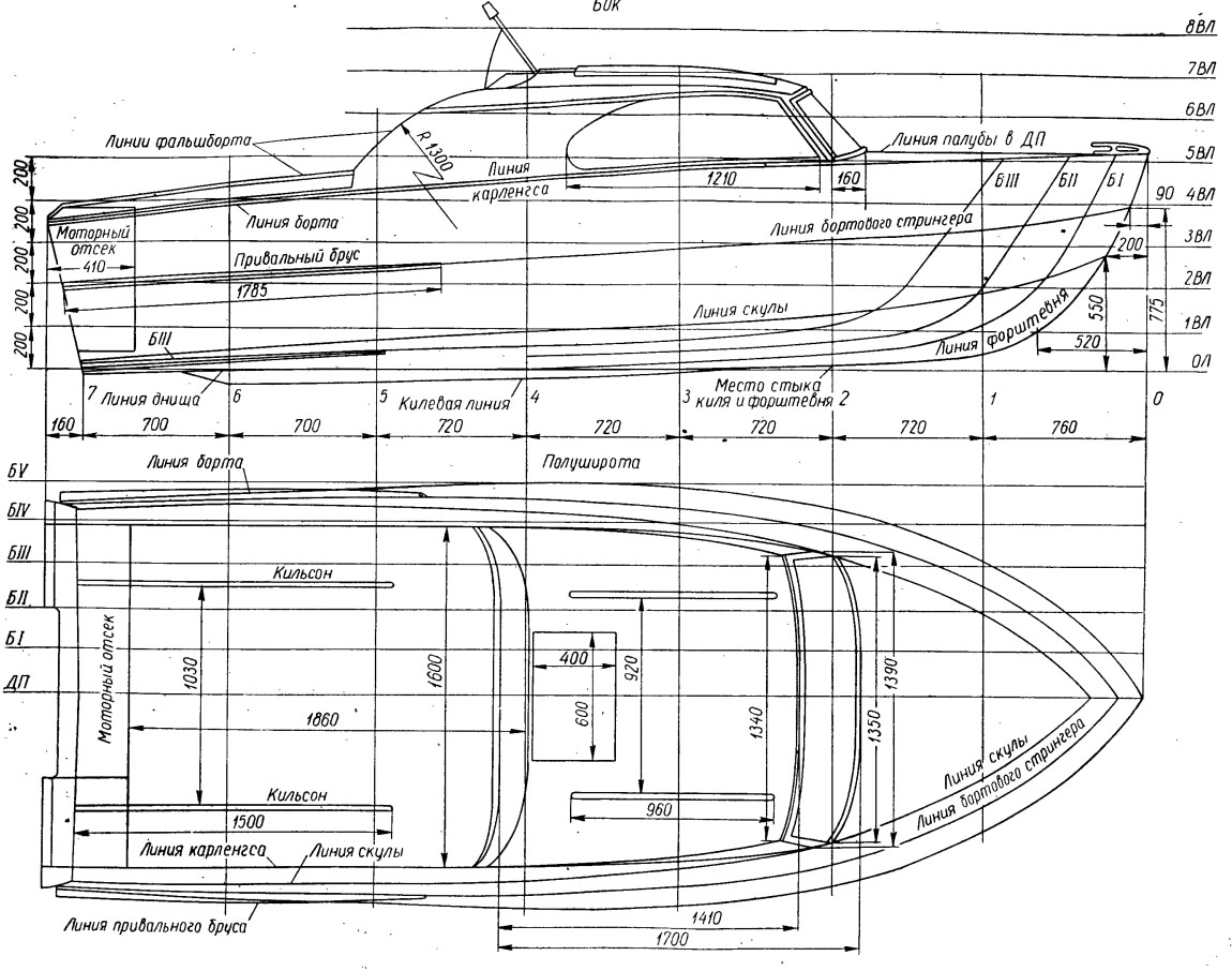 Чертежи моторных лодок: Чертежи катеров и лодок | Пароходофф: Обзоры водной техники и сопутствующих услуг