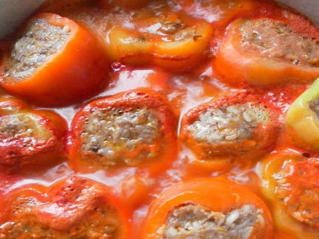 Перец фаршированный мясом и рисом классический рецепт с фото: Перец фаршированный мясом и рисом классический рецепт с фото пошагово