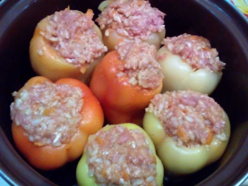 Перец фаршированный мясом и рисом классический рецепт с фото: Перец фаршированный мясом и рисом классический рецепт с фото пошагово