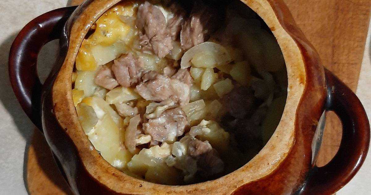 Картошка с мясом в горшочках с сыром: Картофель с мясом и сыром в горшочке - рецепт с фотографиями