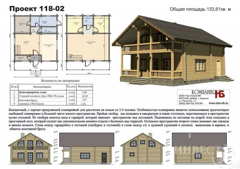 Проекты домов и чертежи: Чертежи проектов домов и коттеджей